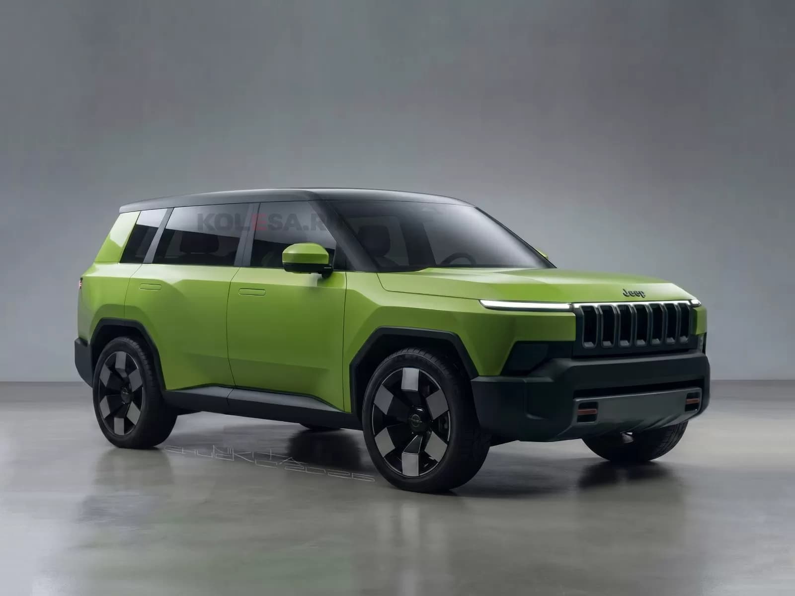 Jeep-in yeni flaqman yolsuzluq avtomobilinin ilk görüntüləri yayılıb