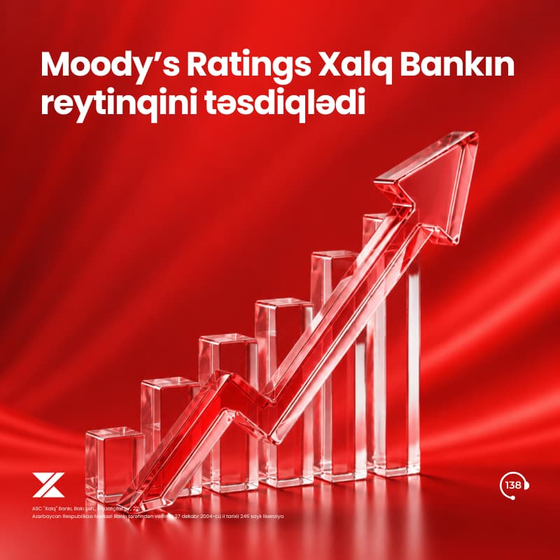 Moody’s Ratings Xalq Bankın 2025-ci il üzrə reytinqini təsdiqlədi — 2