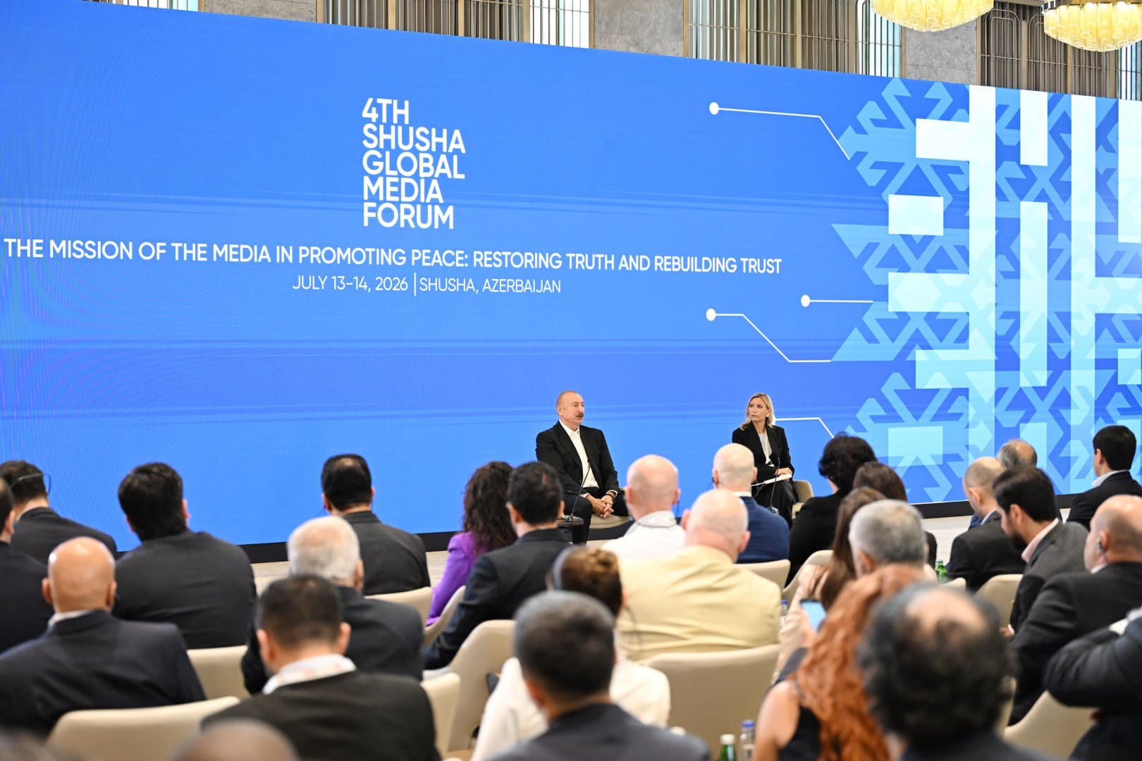 Prezident İlham Əliyev IV Şuşa Qlobal Media Forumunun açılışında iştirak edib — 14