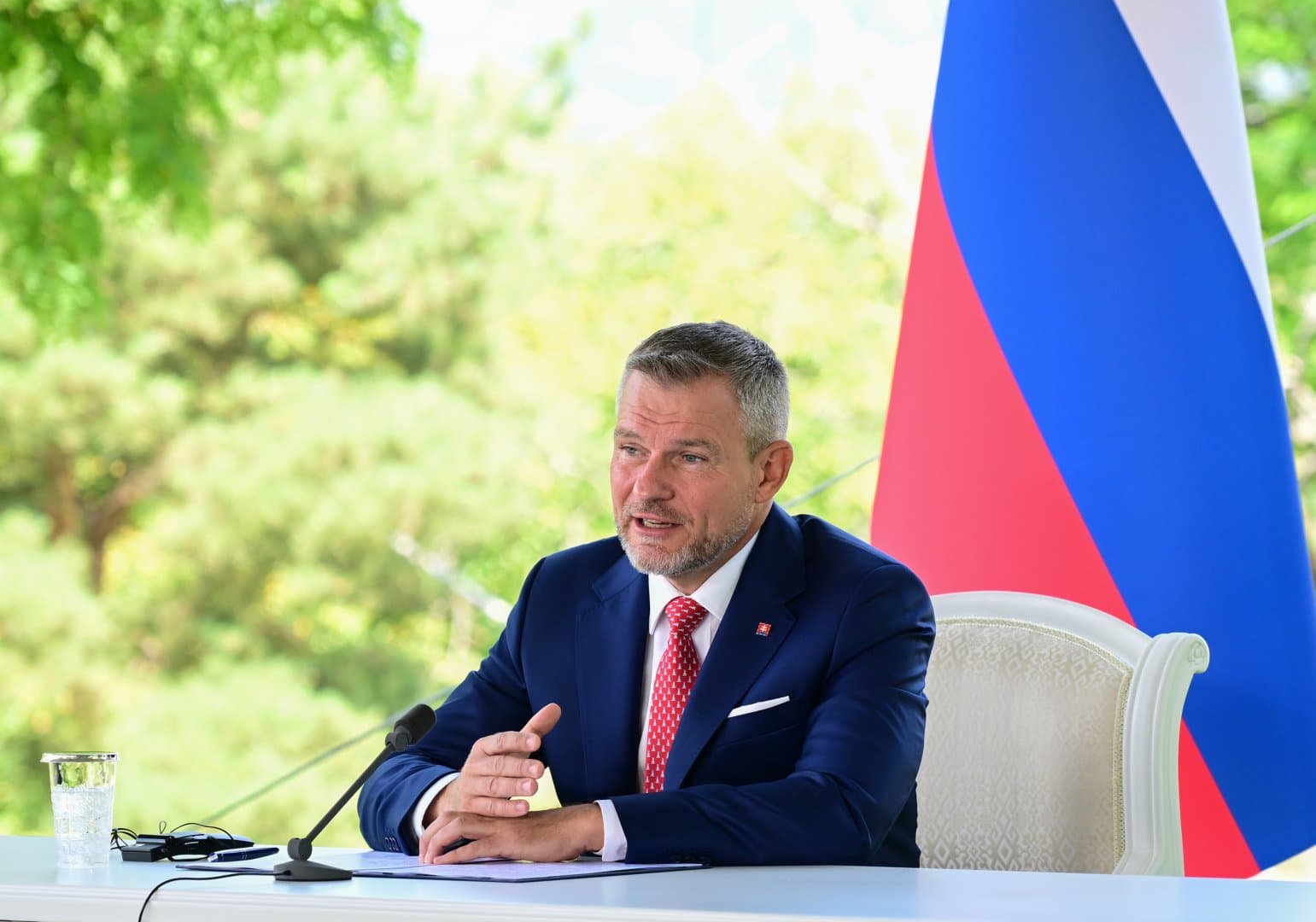 Prezident İlham Əliyev və Slovakiya Prezidenti Şuşada mətbuata bəyanatlarla çıxış ediblər — 7