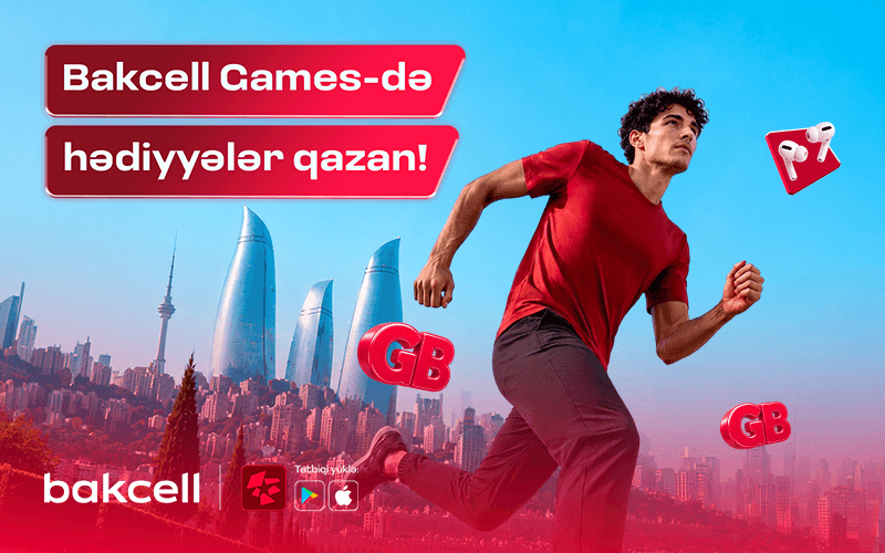 Bakcell tətbiqində AirPods və hər gün 1 GB internet qazan