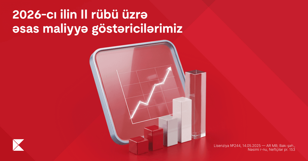 Kapital Bank 2026-cı ilin II rübü üzrə maliyyə nəticələrini elan edib — 2