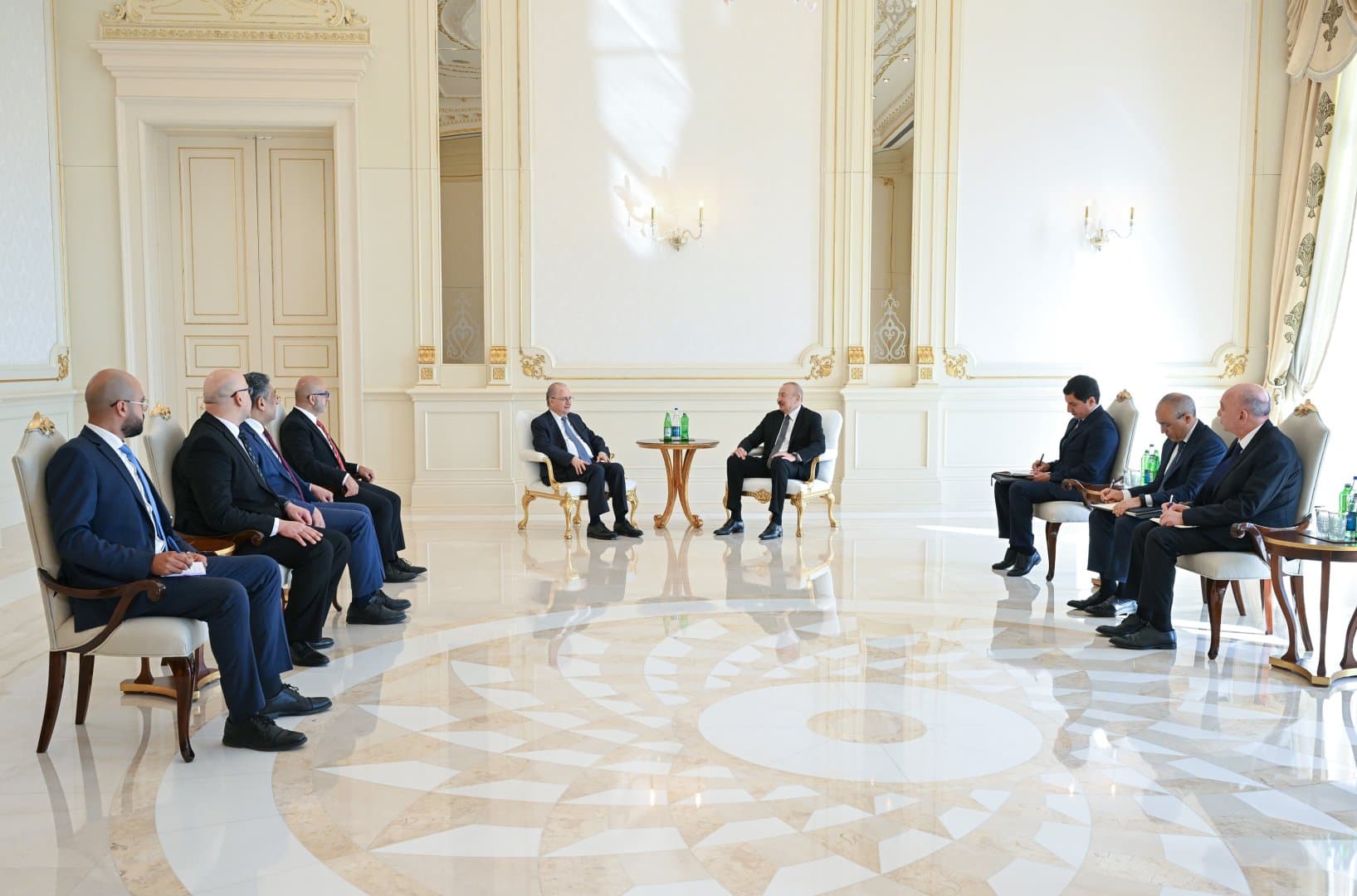 Prezident İlham Əliyev Fələstinin Baş nazirini qəbul edib - Şəkil 4
