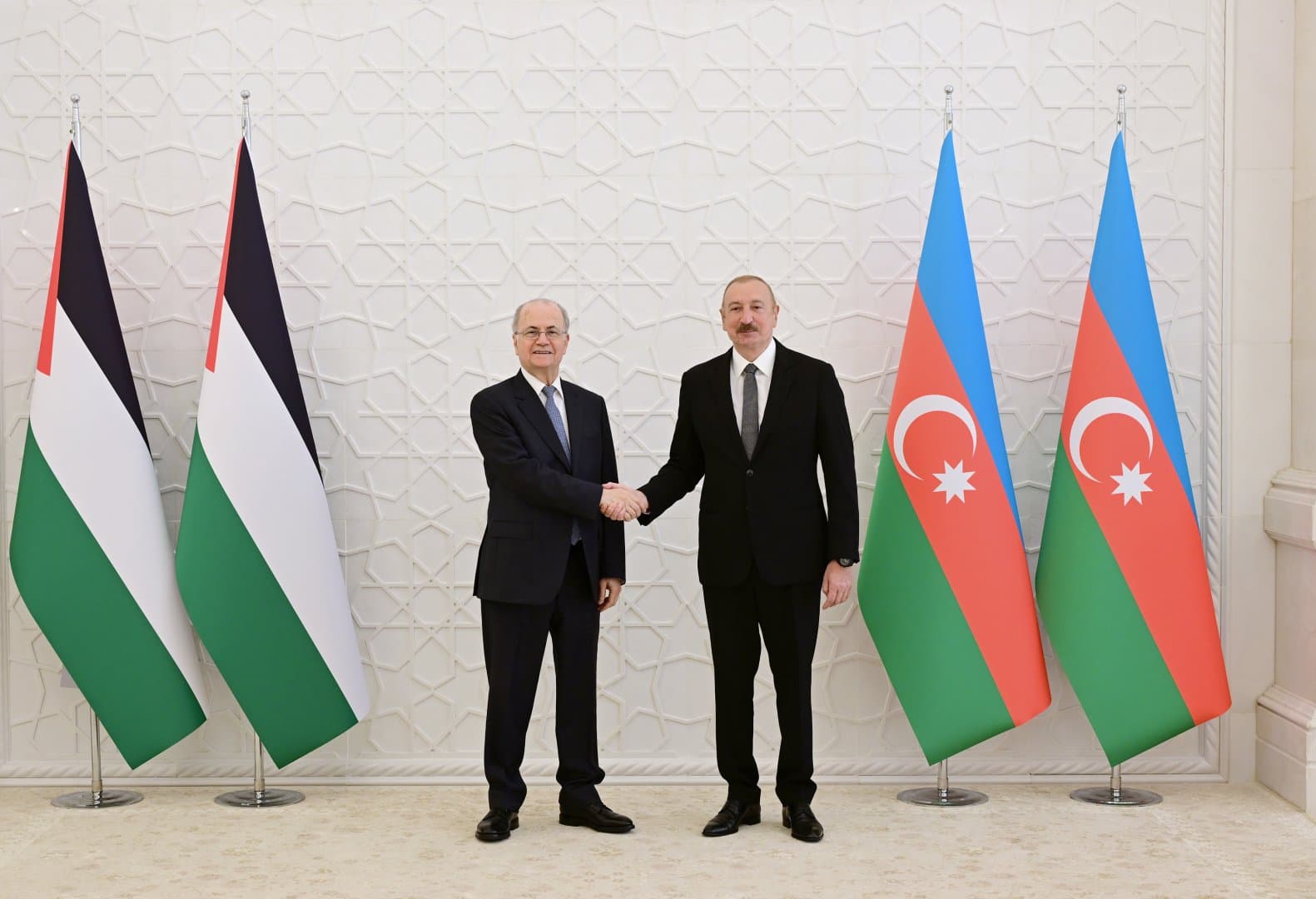 Prezident İlham Əliyev Fələstinin Baş nazirini qəbul edib - Şəkil 6