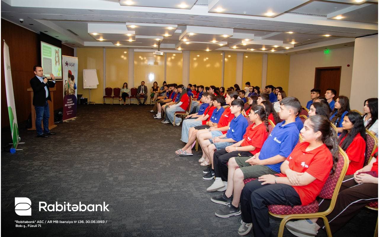Rabitəbank “YAŞAT” düşərgəsində şəhid övladları üçün maliyyə savadlılığı təlimi təşkil etdi — 3