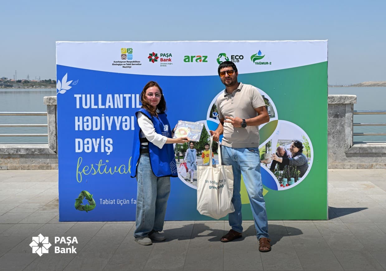 PAŞA Bankın dəstəyi ilə “Tullantıları hədiyyələrə dəyiş” festivalı keçirilib