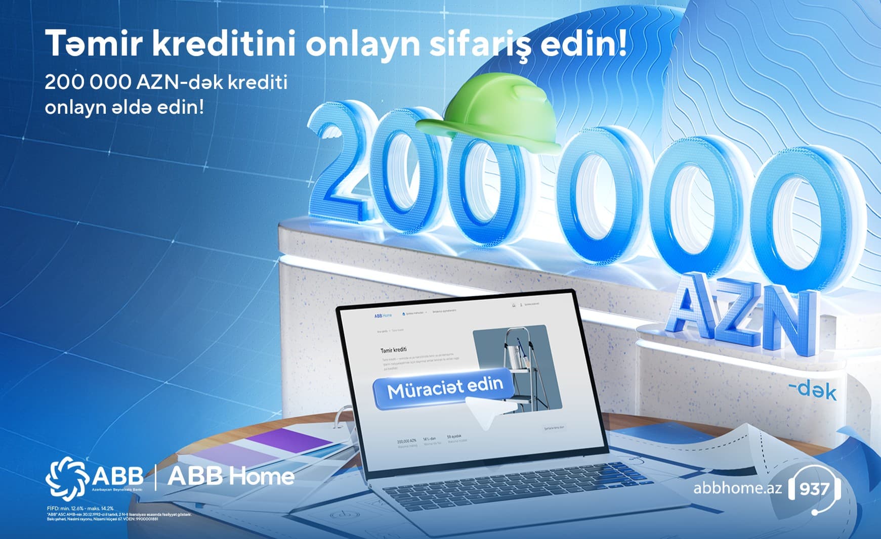 ABB-dən 200 000 manata qədər təmir krediti