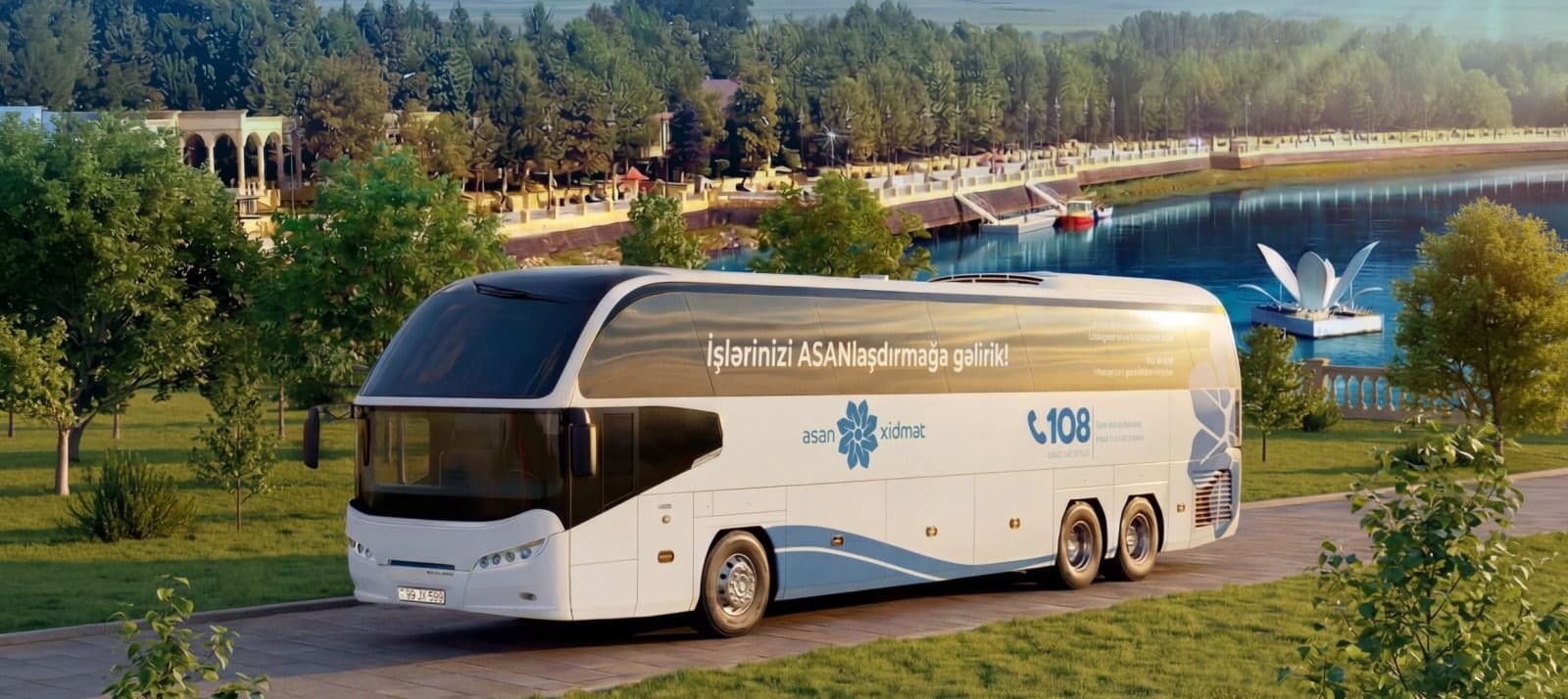 ASAN xidmət avtobusları 9 şəhər və qəsəbədə xidmət göstərəcək