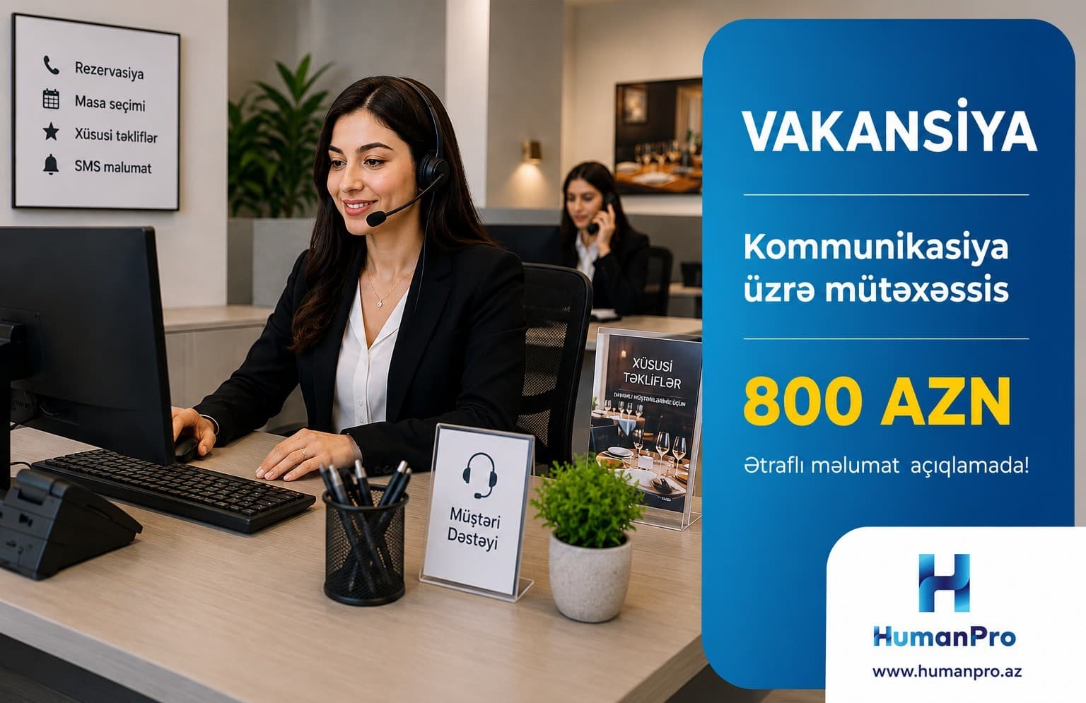 Kommunikasiya üzrə mütəxəssis vakansiyası