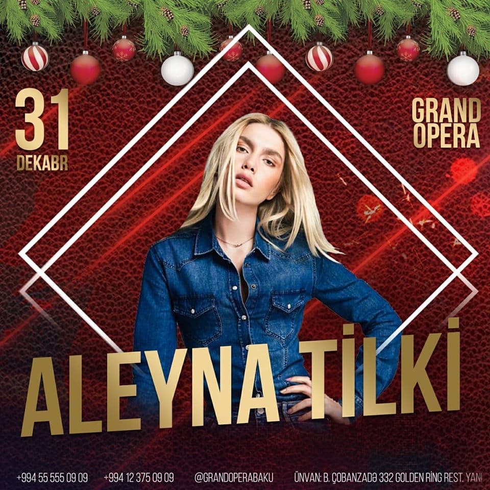 Yeni İldə Aleyna Tilki sizlərlə - MENYU VƏ QİYMƏTLƏR