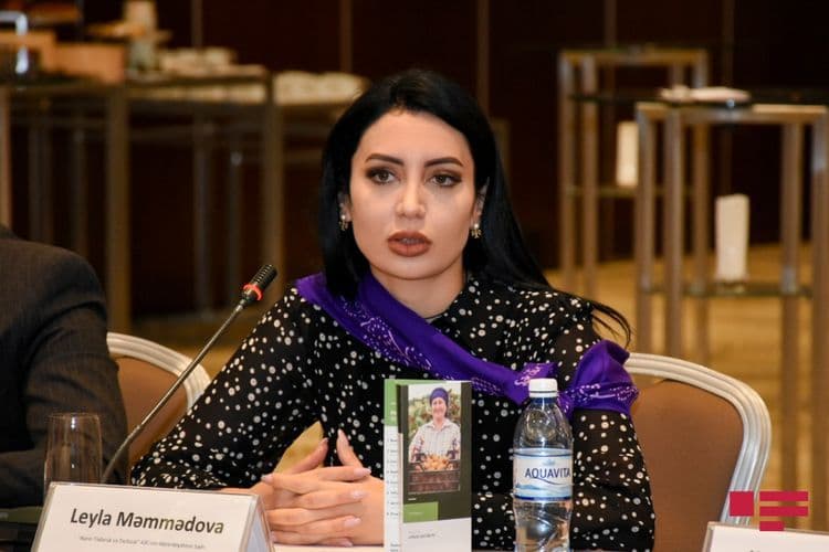 Leyla Məmmədova: "Yarmarkalar vasitəsilə bazarda ərzaq qiymətlərinə müsbət təsir göstərməyə çalışırıq"