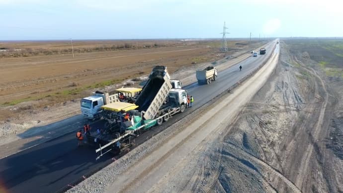 Bəhrəmtəpə-Biləsuvar avtomobil yolu - YENİDƏN QURULUR