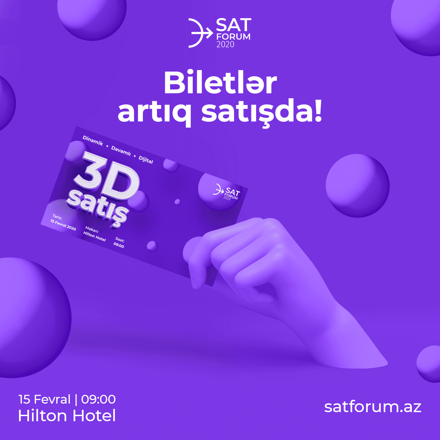 4-cü dəfə keçiriləcək SAT Forumun biletləri artıq satışda