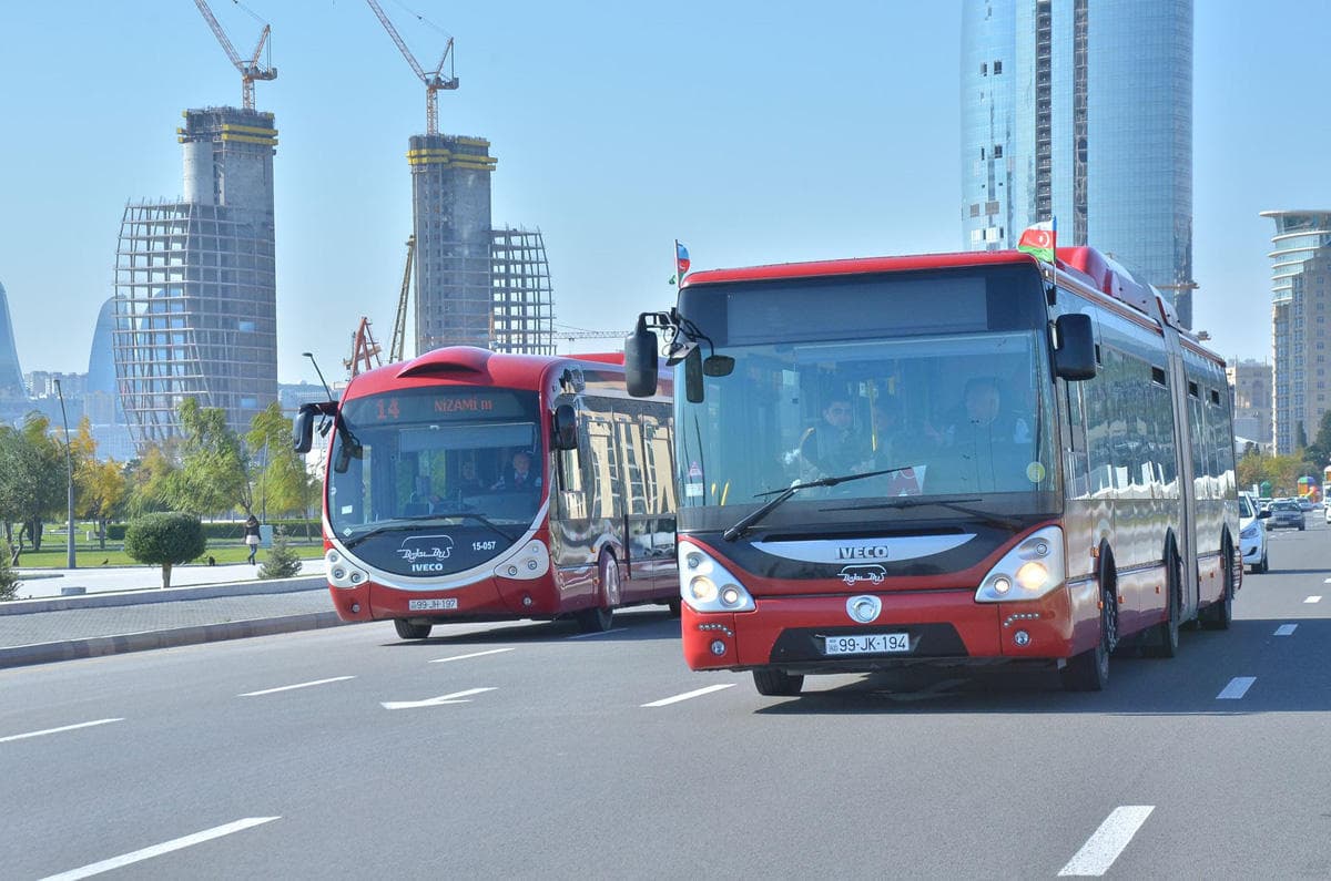 BNA bəzi avtobusların hərəkət trayektoriyasını dəyişəcək