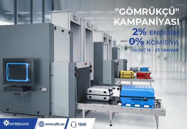 AFB Bank-dan Dövlət Gömrük Komitəsi əməkdaşlarıüçün xüsusi  endirim kampaniyası