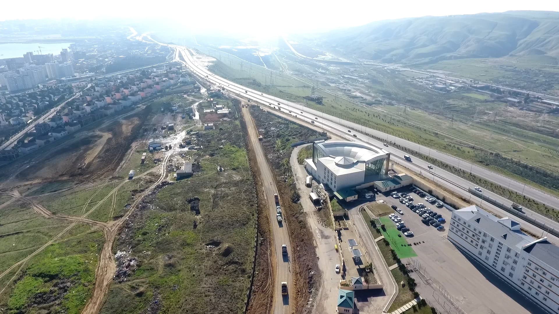 Bakının bu rayonunda yeni yol bağlantısı yaradılır