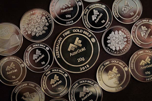 “AzerGold”-un qızıl və gümüş sikkə və külçələrinin onlayn qaydada satışı mümkün olacaq