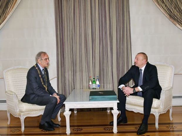 İlham Əliyev Polad Bülbüloğlunu qəbul etdi - FOTO