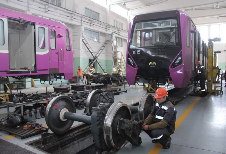 "Bakı Metropoliteni" yeni vaqonların təmirinə başladı