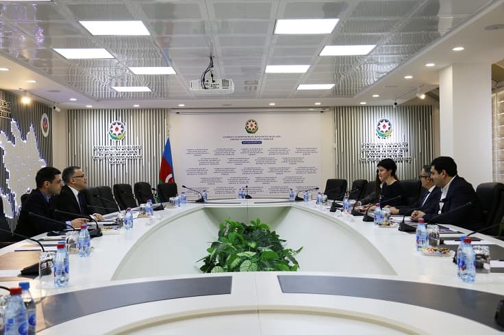 Vüsal Qasımlının  "VİSA " nümayəndə heyəti ilə görüşü