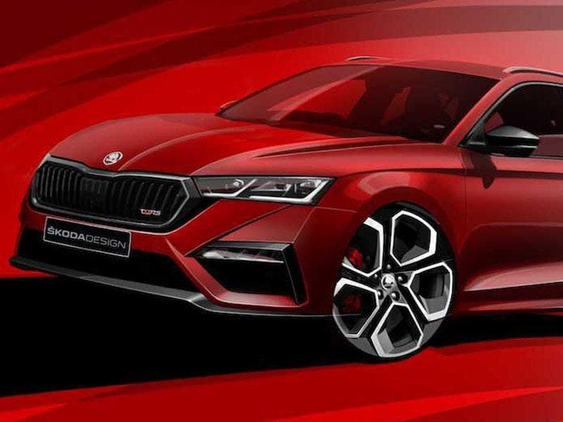 Skoda Octavia RS modelinin ilk təsvirlərini yayıb - FOTO