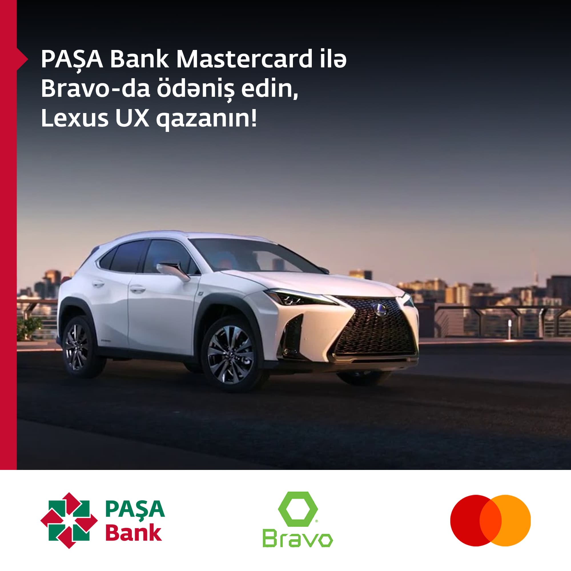 PAŞA Bank Mastercard kart istifadəçiləri Lexus UX və iPhone XS qazanma şansını əldə etdilər