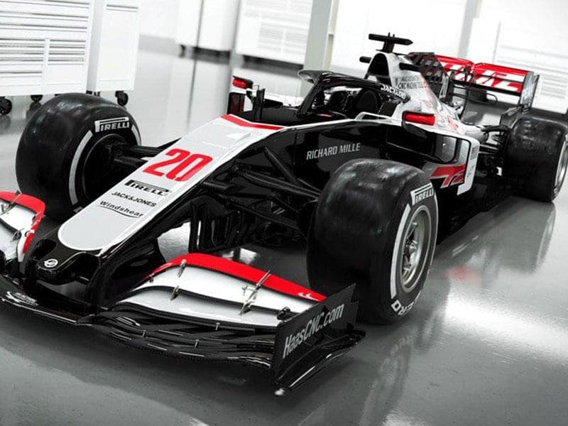 Haas F1 Team komandası yeni avtomobilini nümayiş etdirib - FOTO