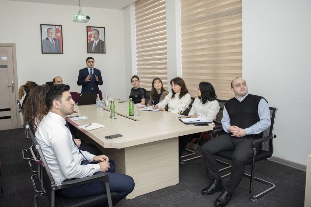 Kənd Təsərrüfatı Nazirliyi sisteminə daxil olan qurumlarda təlim keçirilib
