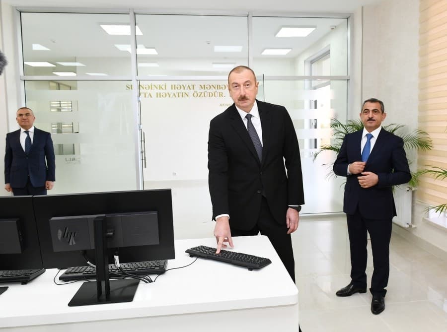 “Şəmkirçay” Sutəmizləyici Qurğular Kompleksi istifadəyə verilib