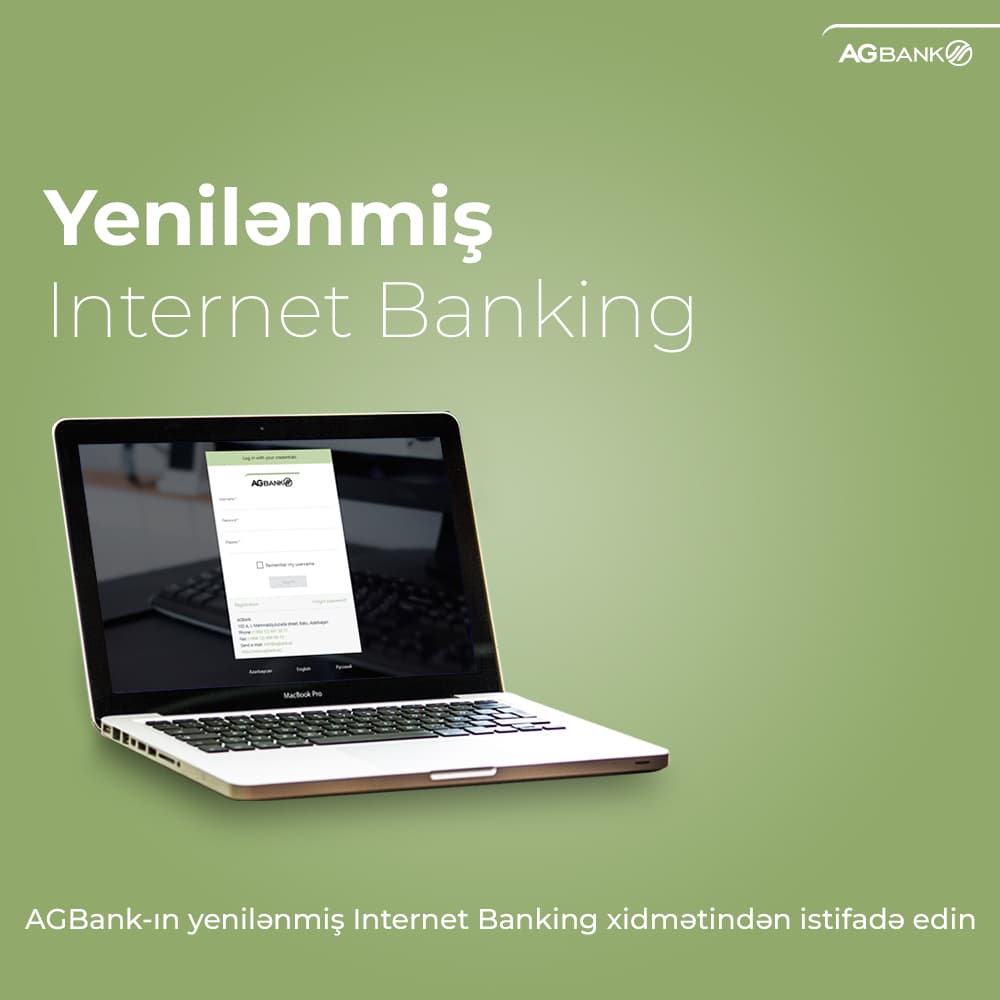 AGBank-ın Yenilənmiş İnternet Banking Xidməti Artıq İstifadənizdədir!