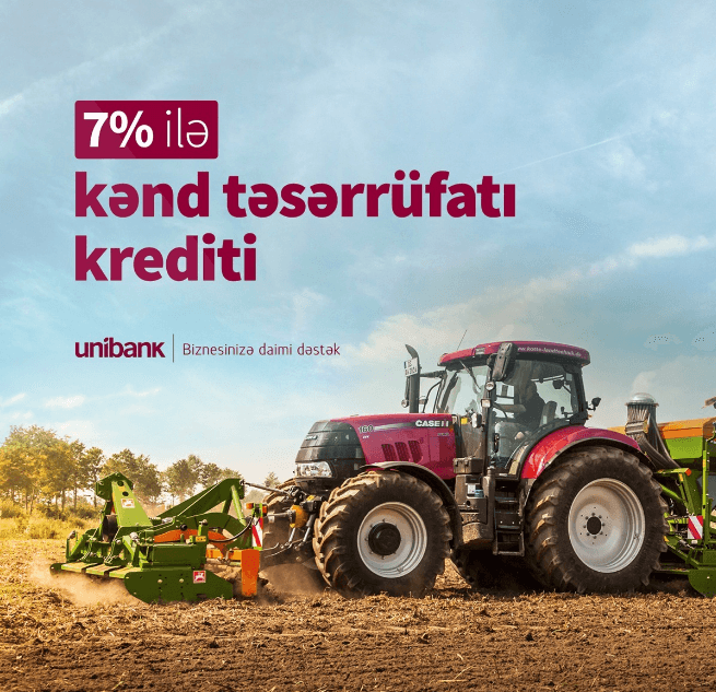 Unibankdan kənd təsərrüfatına daha bir dəstək
