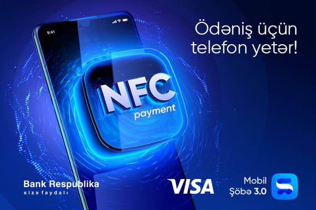 Bank Respublika müştəriləri smartfonla ödəniş edə biləcək!