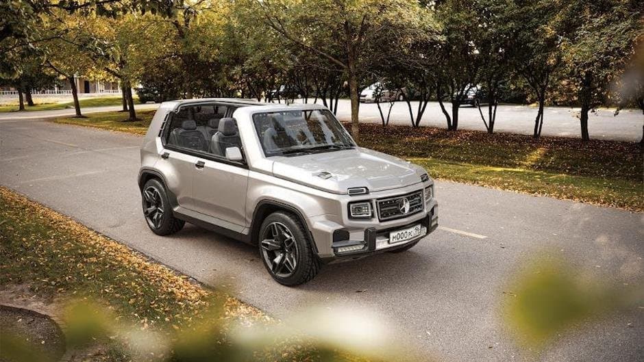 NİVA ilə G-Class-n calağı - FOTO