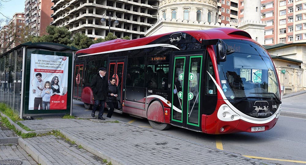 BakuBusda dezinfeksiya kabinası quraşdırlıb