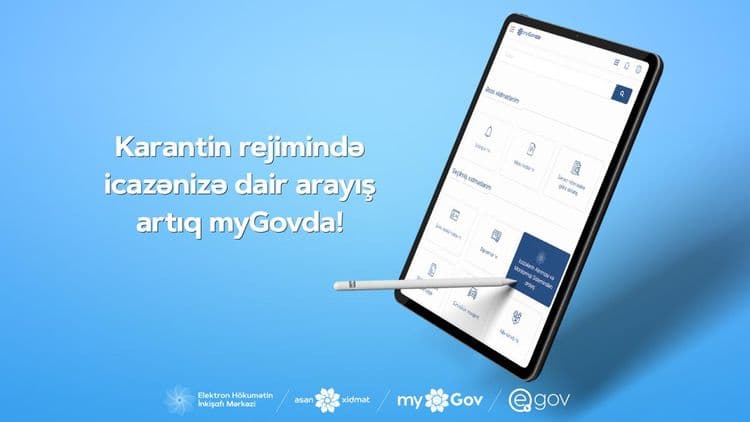 İcazələrin statusu “myGov” portalına inteqrasiya edilib