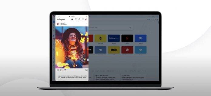 Opera brauzerinə daxili Instagram dəstəyi gəldi