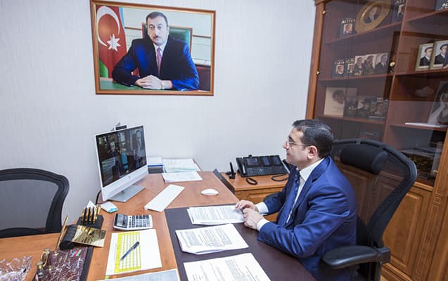 “Xarici ticarətin aparılması” indikatoru üzrə onlayn iclas - Foto