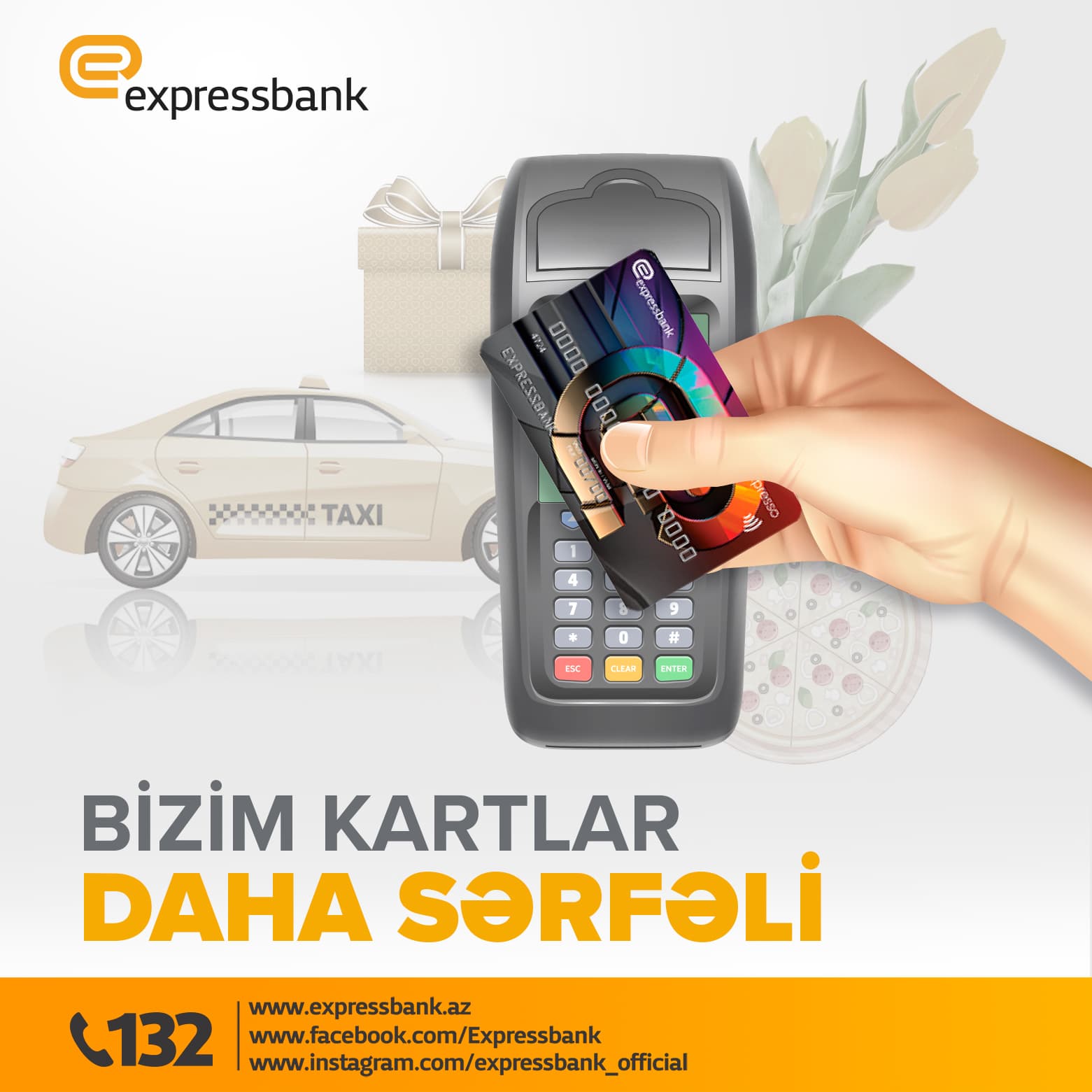 Onlayn xidmətlərdən Expressbank kartları ilə yararlanın!