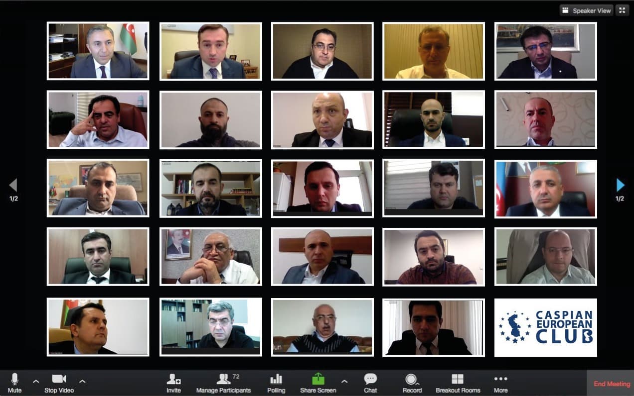 Caspian European Club-un təşkil etdiyi onlayn B2G forumun qonağı Tahir Mirkişili olub