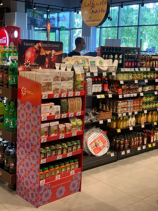 Azərbaycan məhsulları Polşadakı “Carrefour” marketlərində