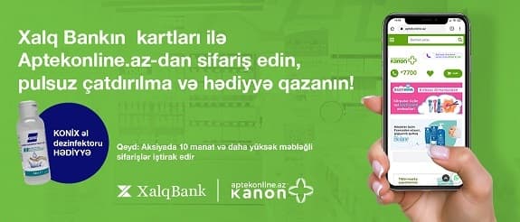 Xalq Bank kartları ilə pulsuz çatdırılma və hədiyyə qazanın!