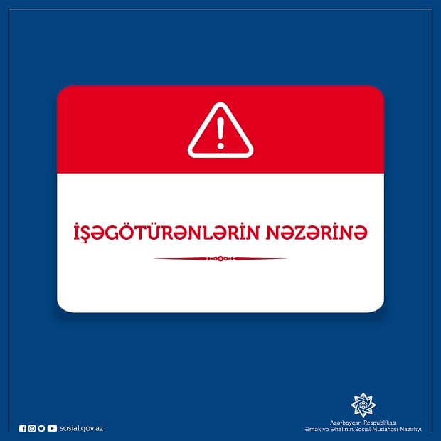 Nazirlik işgötürənlər XƏBƏRDARLIQ ETDİ