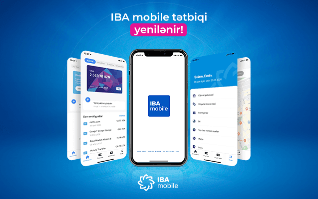 Azərbaycan Beynəlxalq Bankı Mobil  tətbiqini mərhələli yeniləyir!