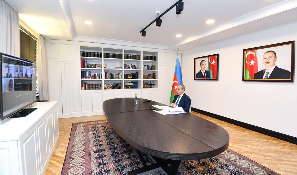 Mikayıl Cabbarovun Azərbaycanda Amerika Ticarət Palatası ilə işgüzar görüşü