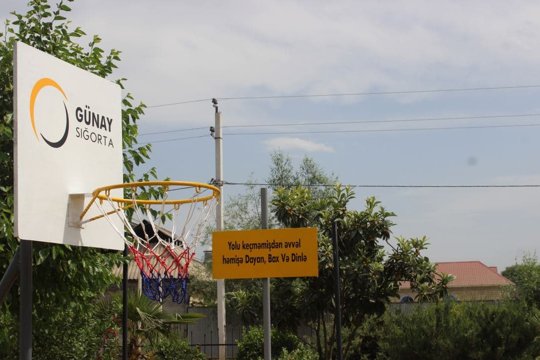 “Günay Sığorta” regiondakı uşaqlara meydança hədiyyə etdi - FOTO