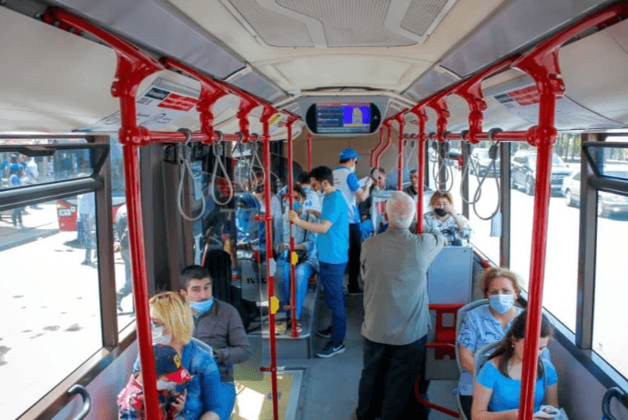 Taksi və avtobuslarda maska taxmayan - 140 NƏFƏR CƏRİMƏLƏNDİ