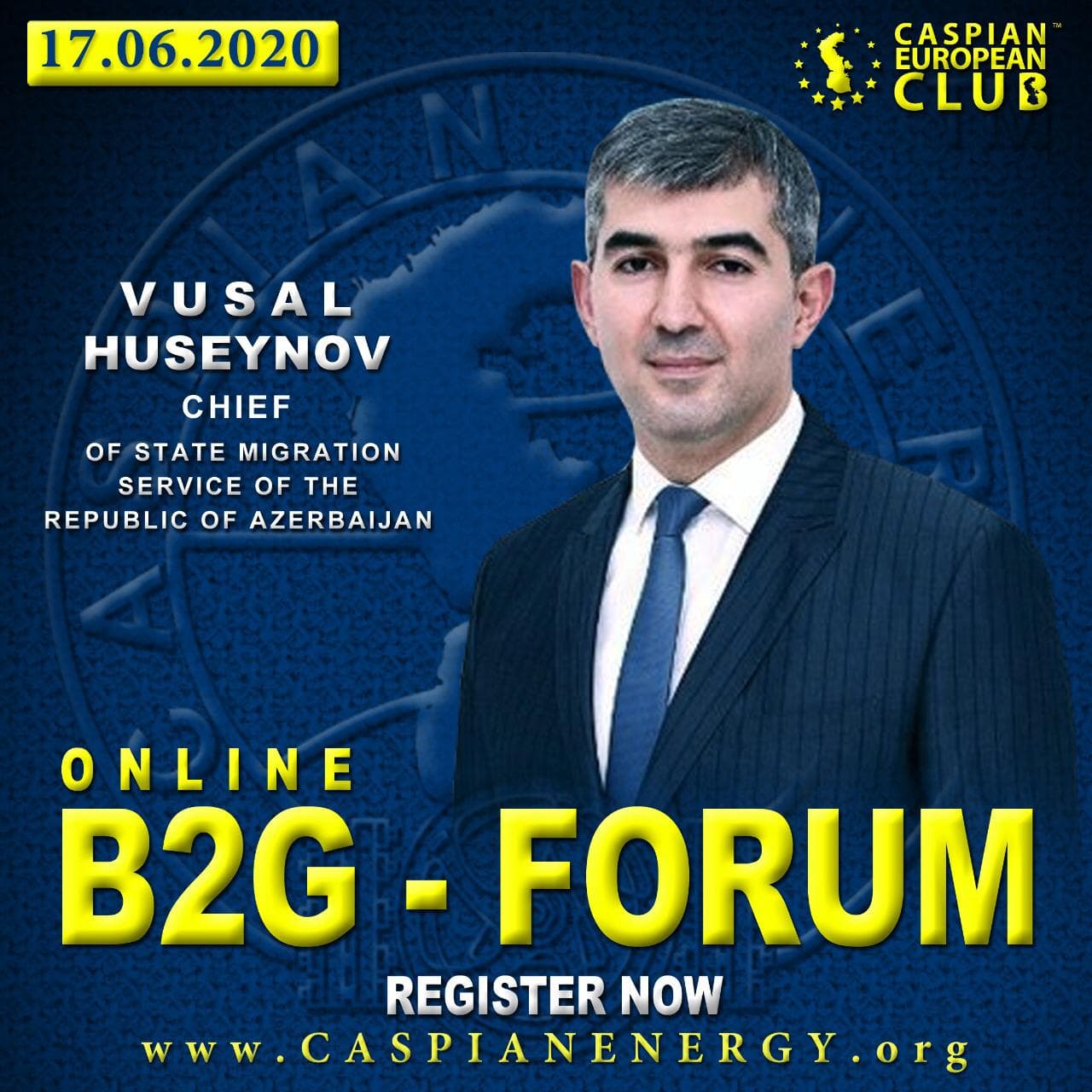Caspian European Clubun  Vüsal Hüseynovun iştirakı ilə online B2G forumu