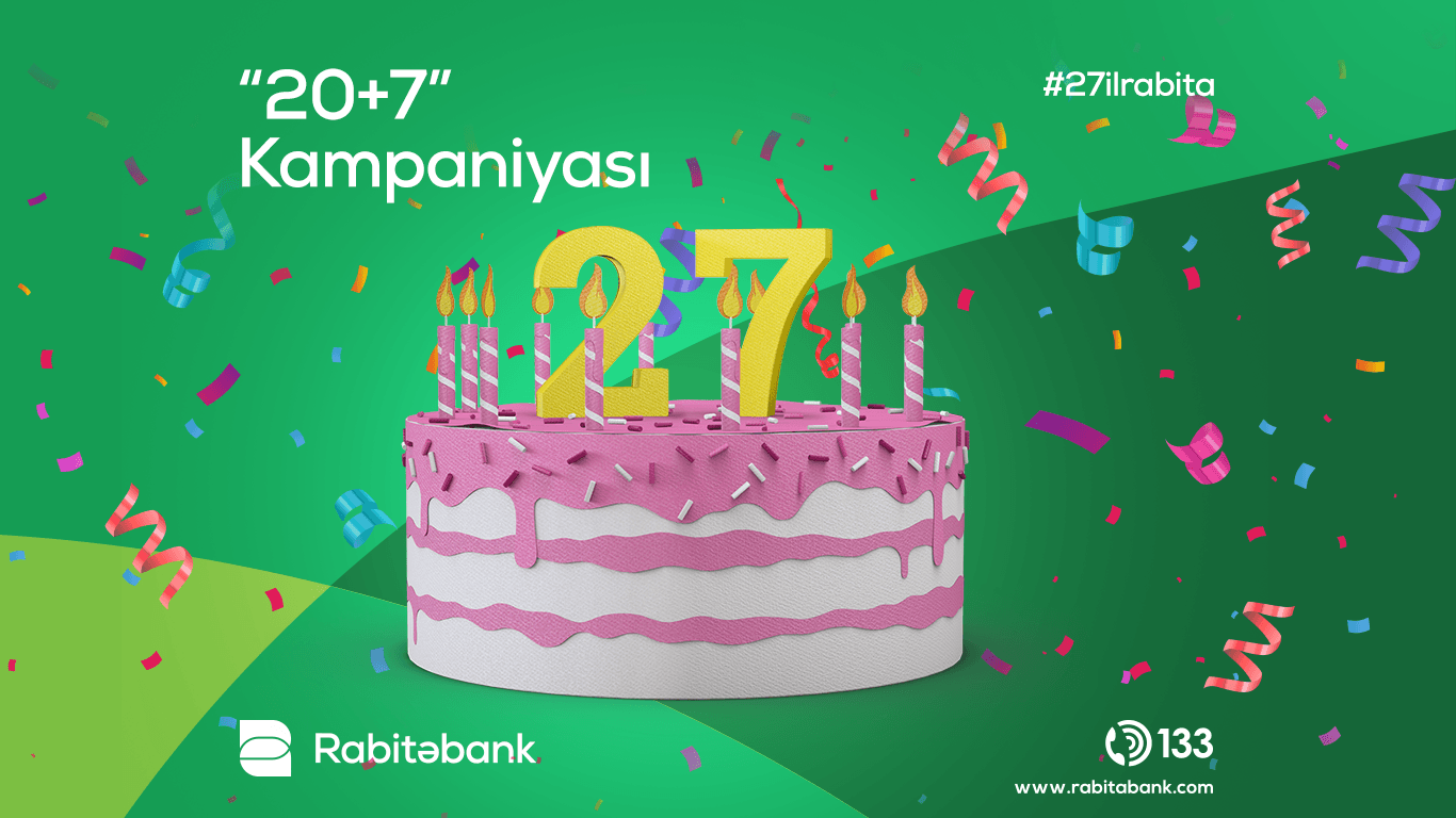 “Rabitəbank”ın 27-ci yaşında hər kəsi sevindirən kampaniya!