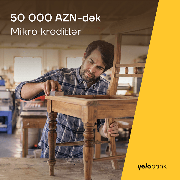Yelo Bankın mikro kreditləri ilə biznesinizə yeni nəfəs verin