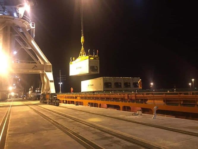 Bakı Limanı Çindən gələn növbəti yük karvanını Türkiyəyə yola salıb - FOTO